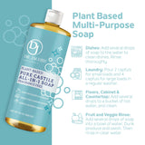 Unscented All in 1 Castile Soap - Thin Formula