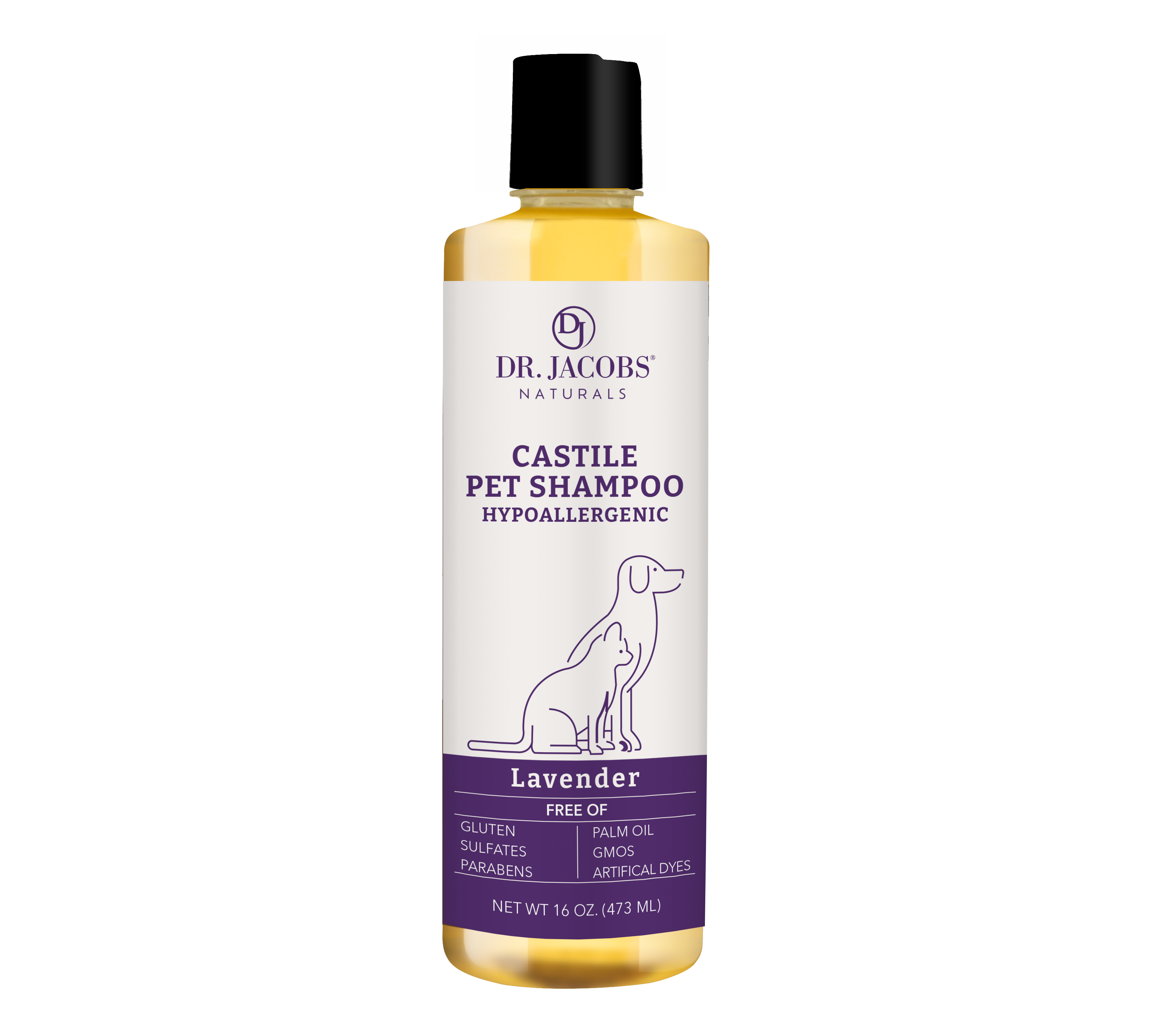 Castile Pet Shampoo Lavender – Dr. Jacobs Naturals