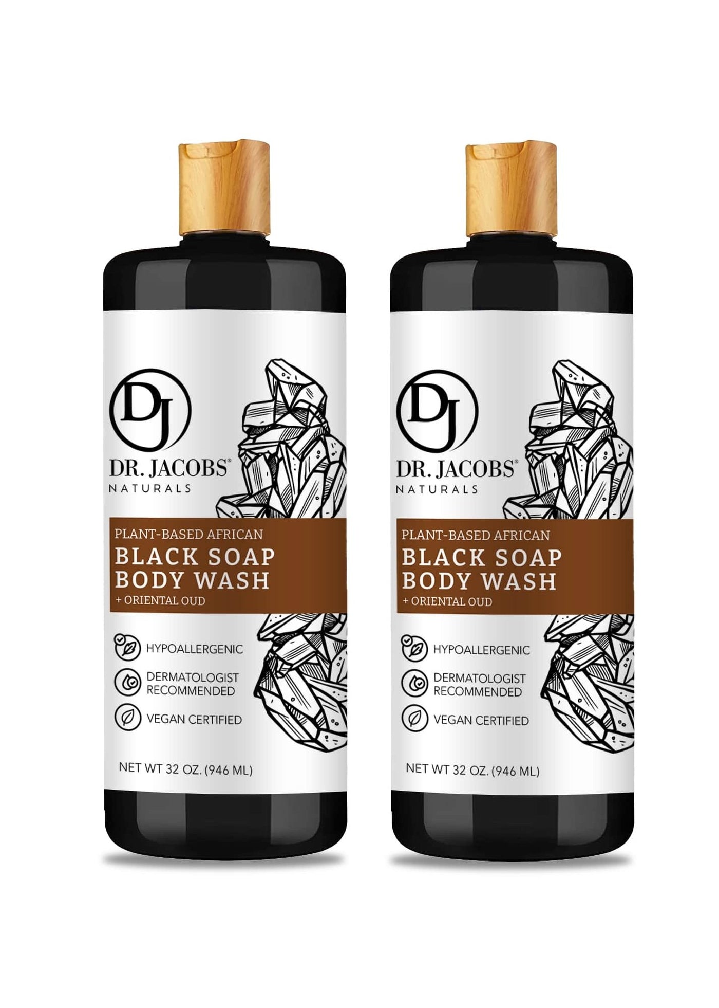 Oriental Oud Black Soap Luxe Body Wash – Dr. Jacobs Naturals