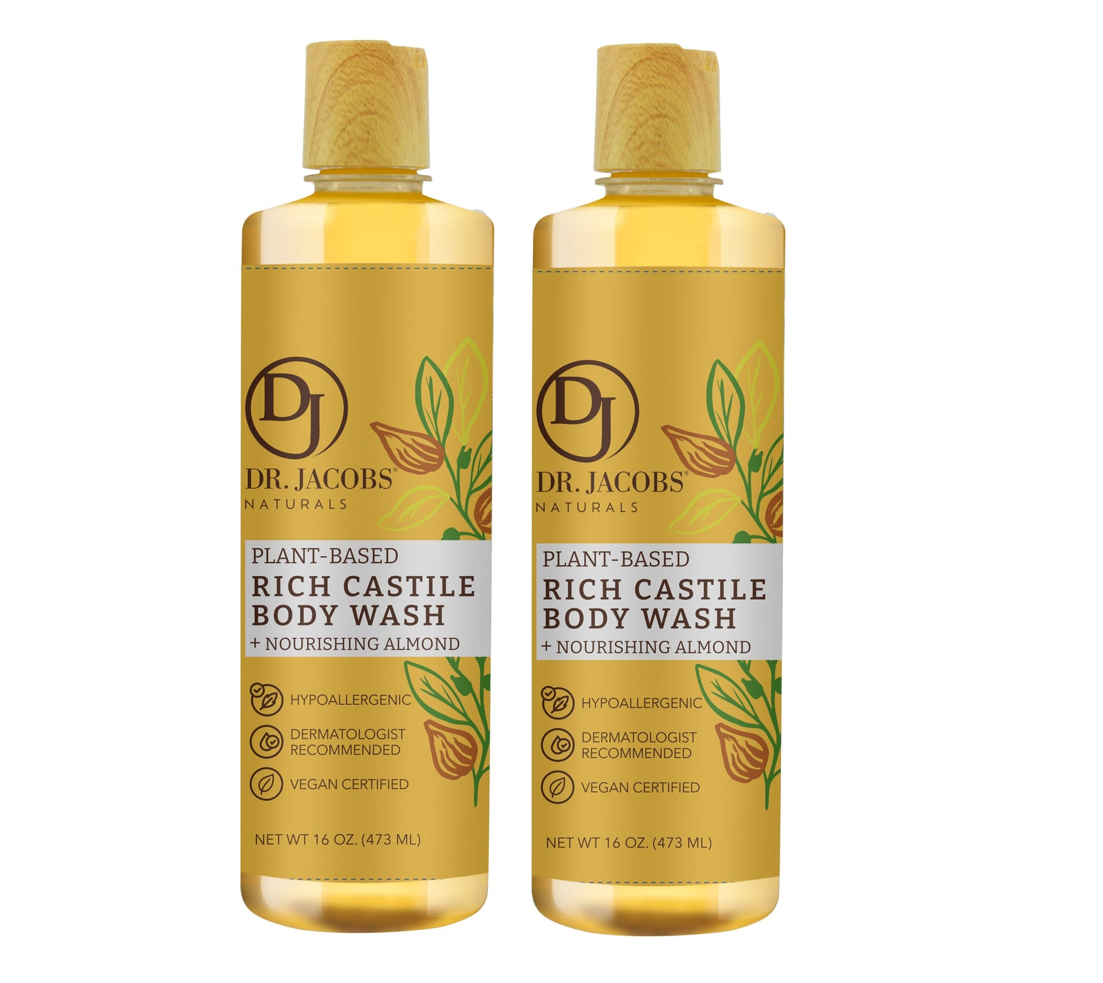 Almond Soft Skin Castile Body Wash – Dr. Jacobs Naturals