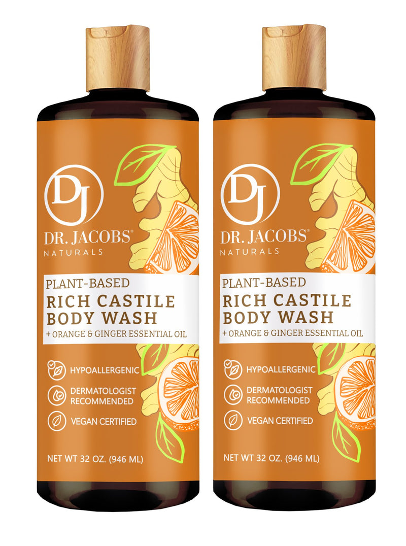 Orange & Ginger Castile Body Wash