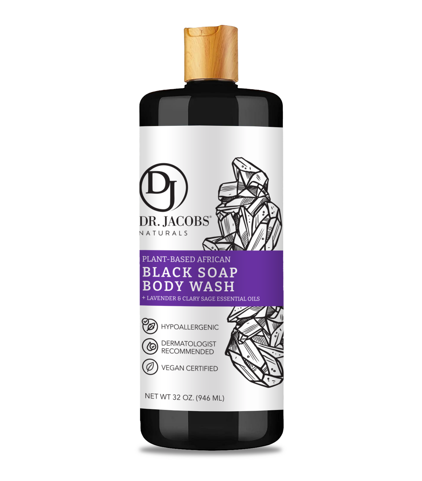 Black Soap Lavender & Sage – Dr. Jacobs Naturals