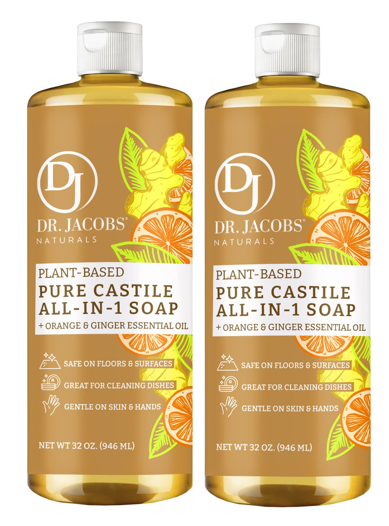 Orange & Ginger All in 1 Castile Soap