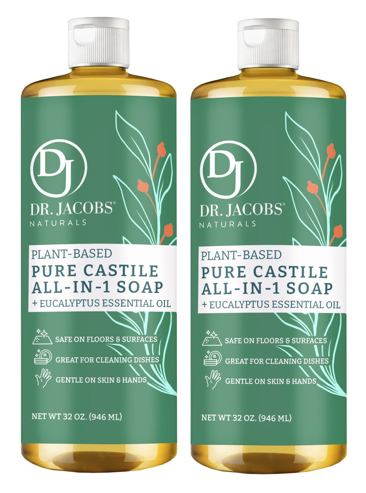 Eucalyptus All in 1 Castile Soap - Thin Formula – Dr. Jacobs