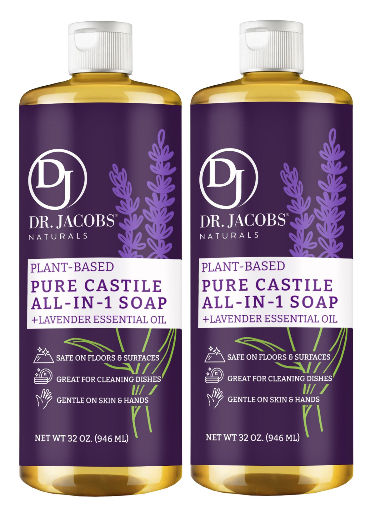 Lavender All in 1 Castile Soap - Thin Formula – Dr. Jacobs Naturals