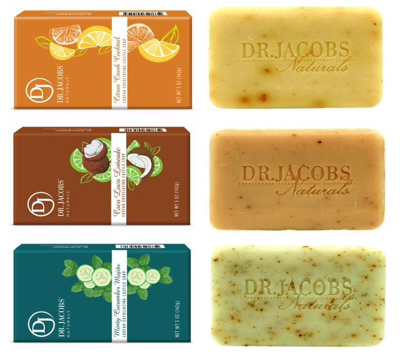 Invigorate Exfoliating Bar Soap Set