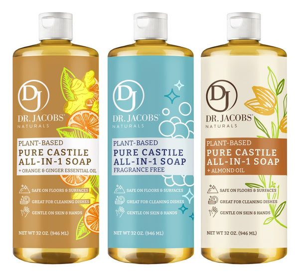 Castile Soap Ideal for Washing Dishes