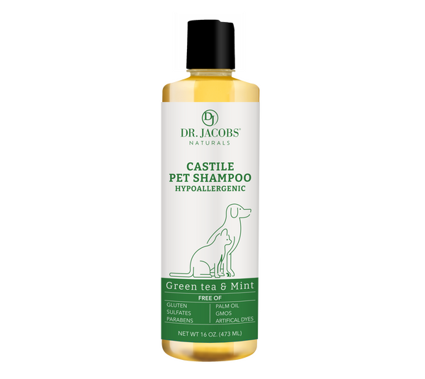 Castile Pet Shampoo Green Tea & Mint – Dr. Jacobs Naturals