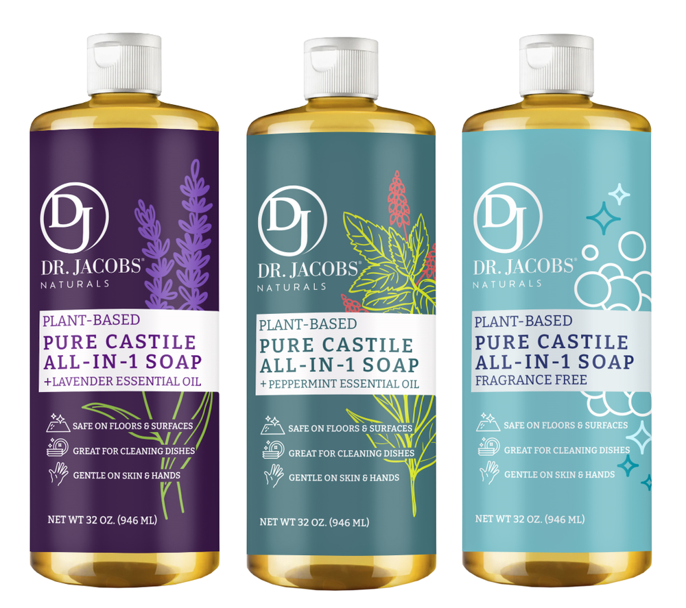 Start Your Laundry with Pure Castile Soap1
