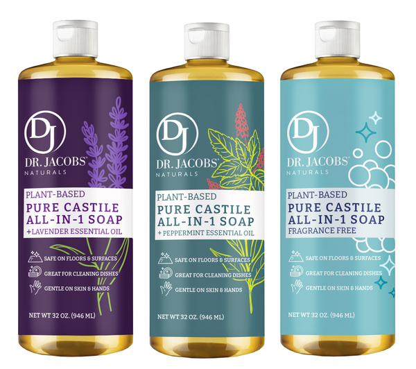 Start Your Laundry with Pure Castile Soap