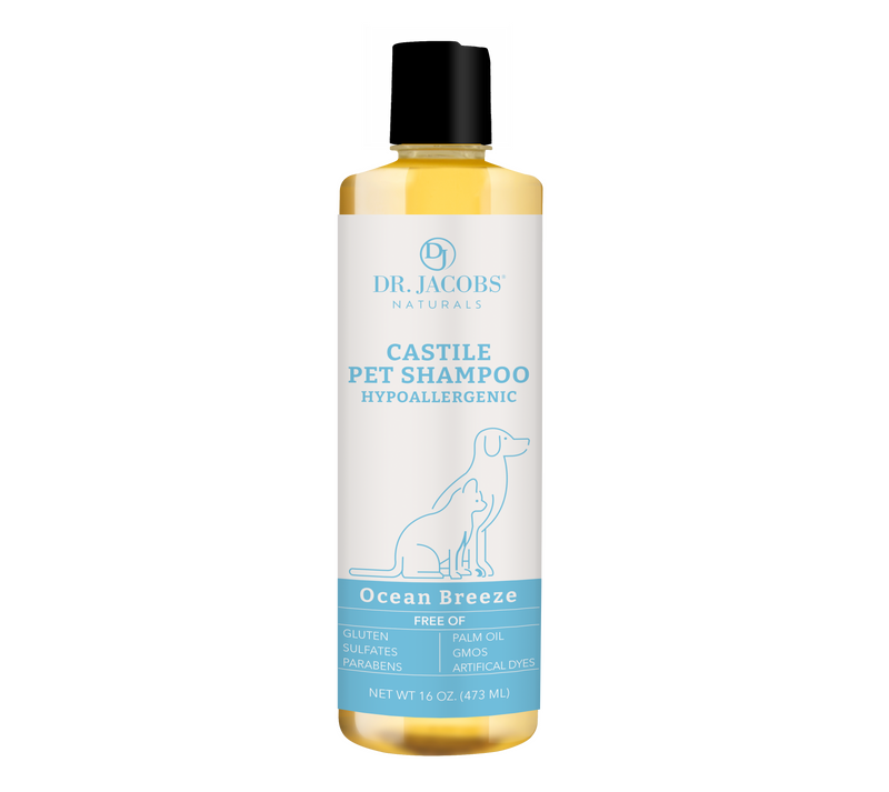 Castile Pet Shampoo Ocean Breeze