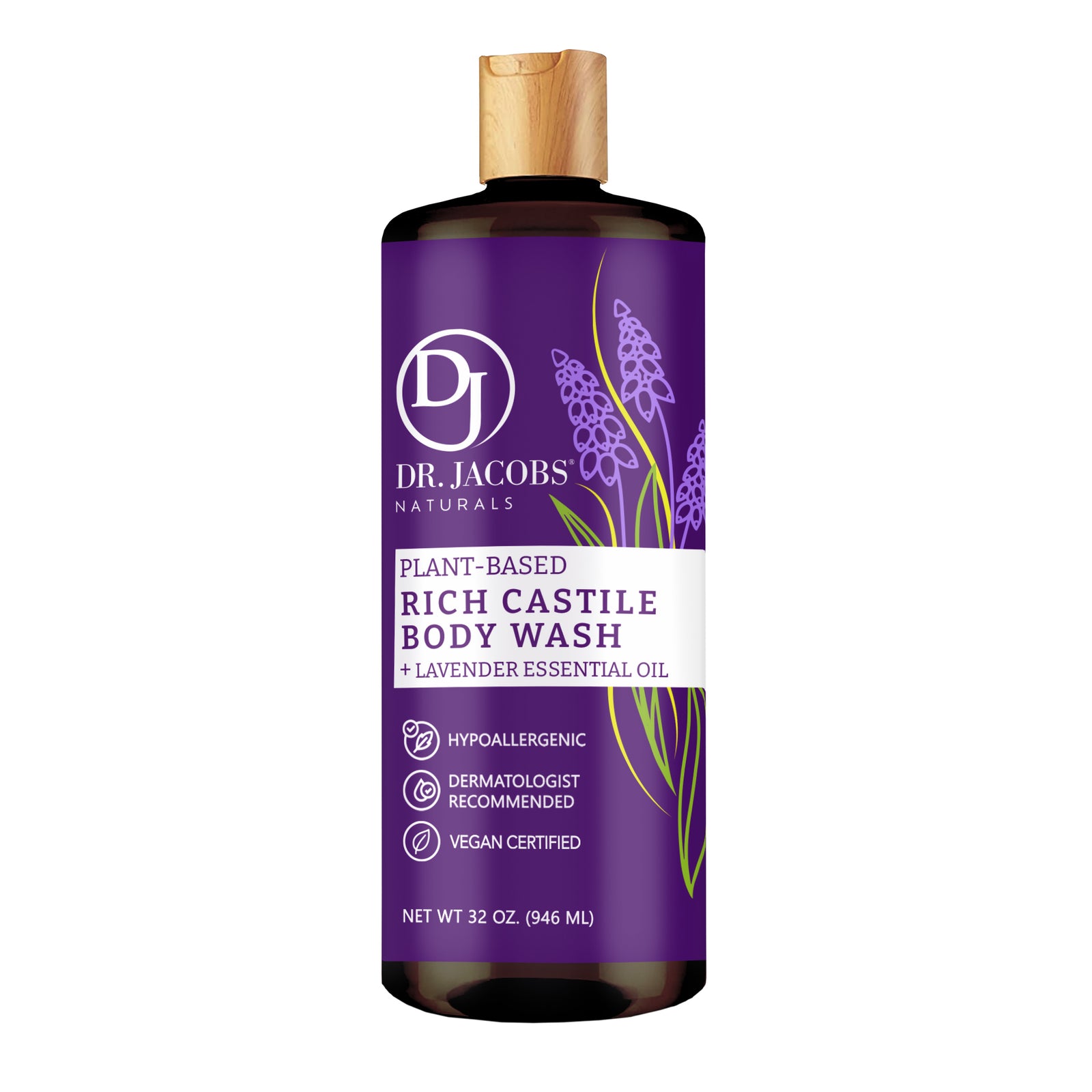 Lavender Wind-Down Castile Body Wash – Dr. Jacobs Naturals