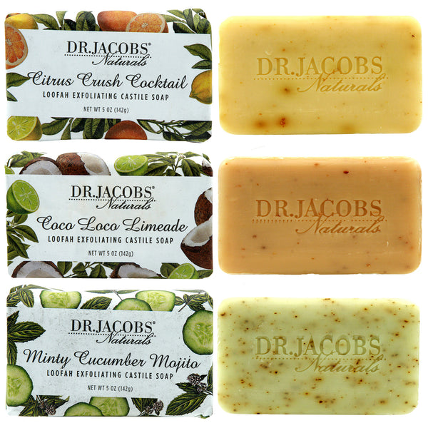 Invigorate Exfoliating Bar Soap Set - Dr. Jacobs Naturals