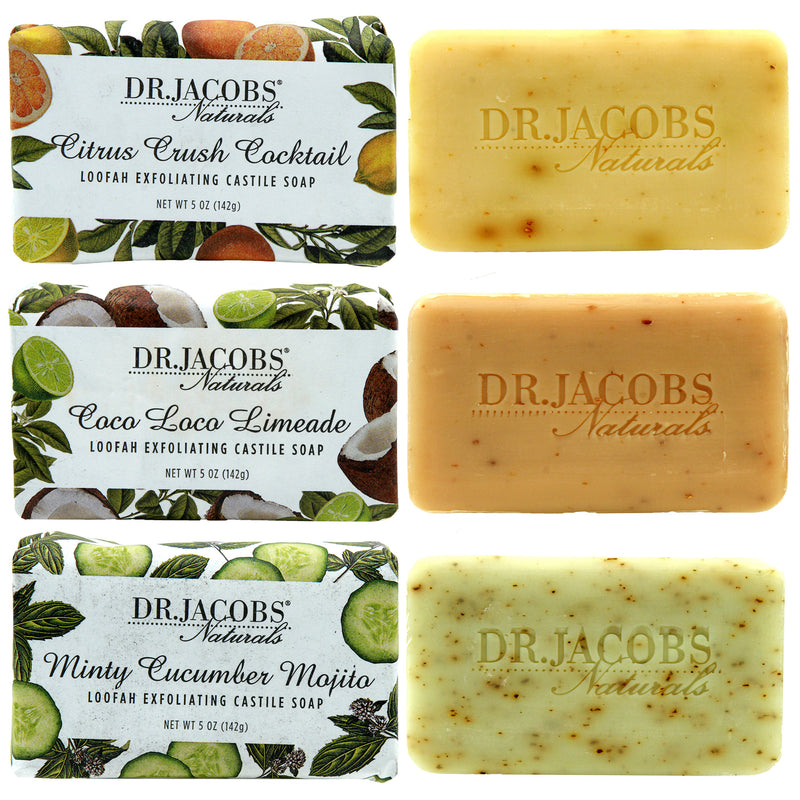 Invigorate Exfoliating Bar Soap Set - Dr. Jacobs Naturals