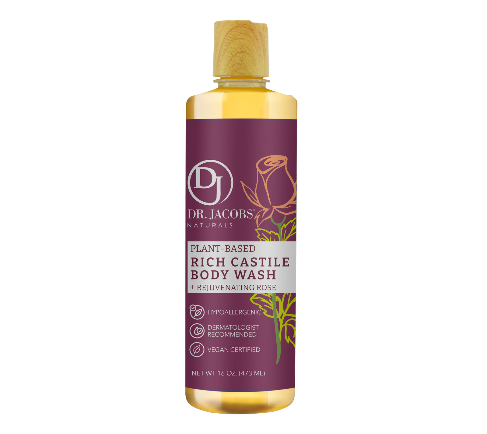 Rose Glow Castile Body Wash – Dr. Jacobs Naturals